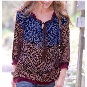 Sundance Velvet Burnout Top